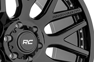 GMC Yukon XL Wheel - Rough Country - One-Piece | 20x10 | 6x5.5 | -25mm - Gloss Black - '21-'23